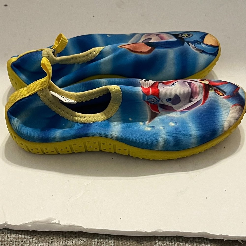 PAW PATROL | Boys Toddler  Water Shoes Blue Yellow Size 9